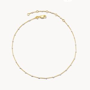 Kendra Scott Single Satellite Chain Anklet in Mixed Metal